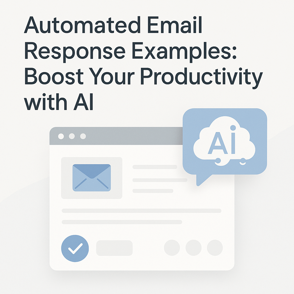 Automated Email Response Examples: Boost Your Productivity with AI