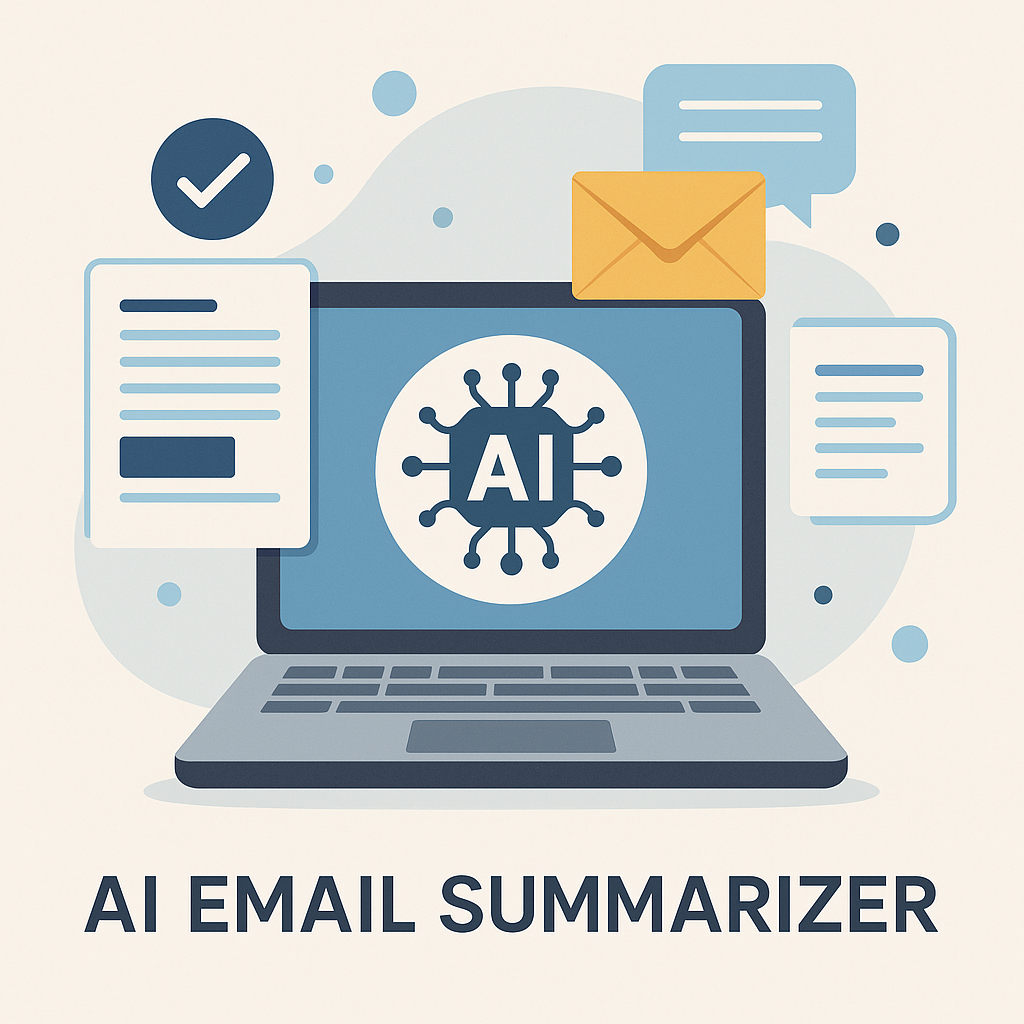 A serene figure, symbolizing the calm and clarity an AI email summarizer brings to your inbox.