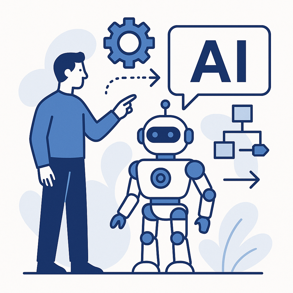 Modern, clean design visually representing efficient email management and productivity with agentic AI.