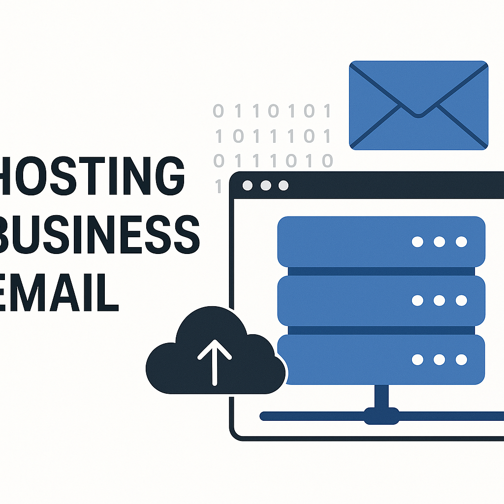 Abstract visual symbolizing smart AI solutions for seamless hosting business email management and productivity.