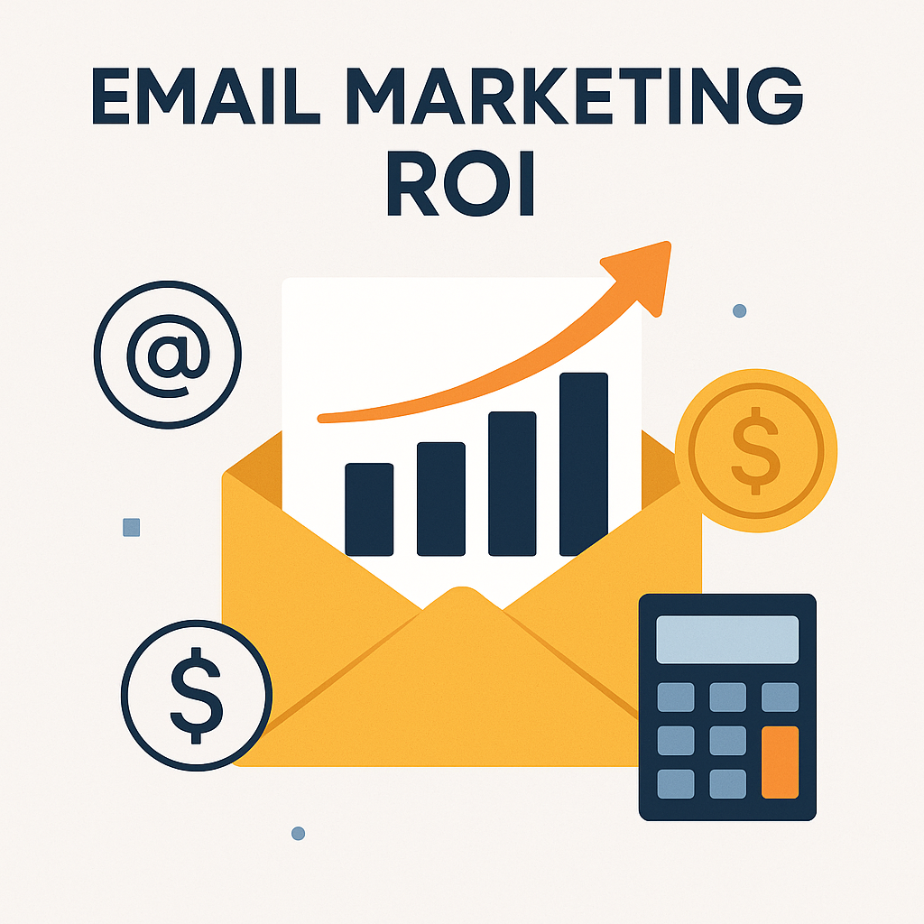 Modern professional optimizing digital workflow, reflecting enhanced email marketing ROI.