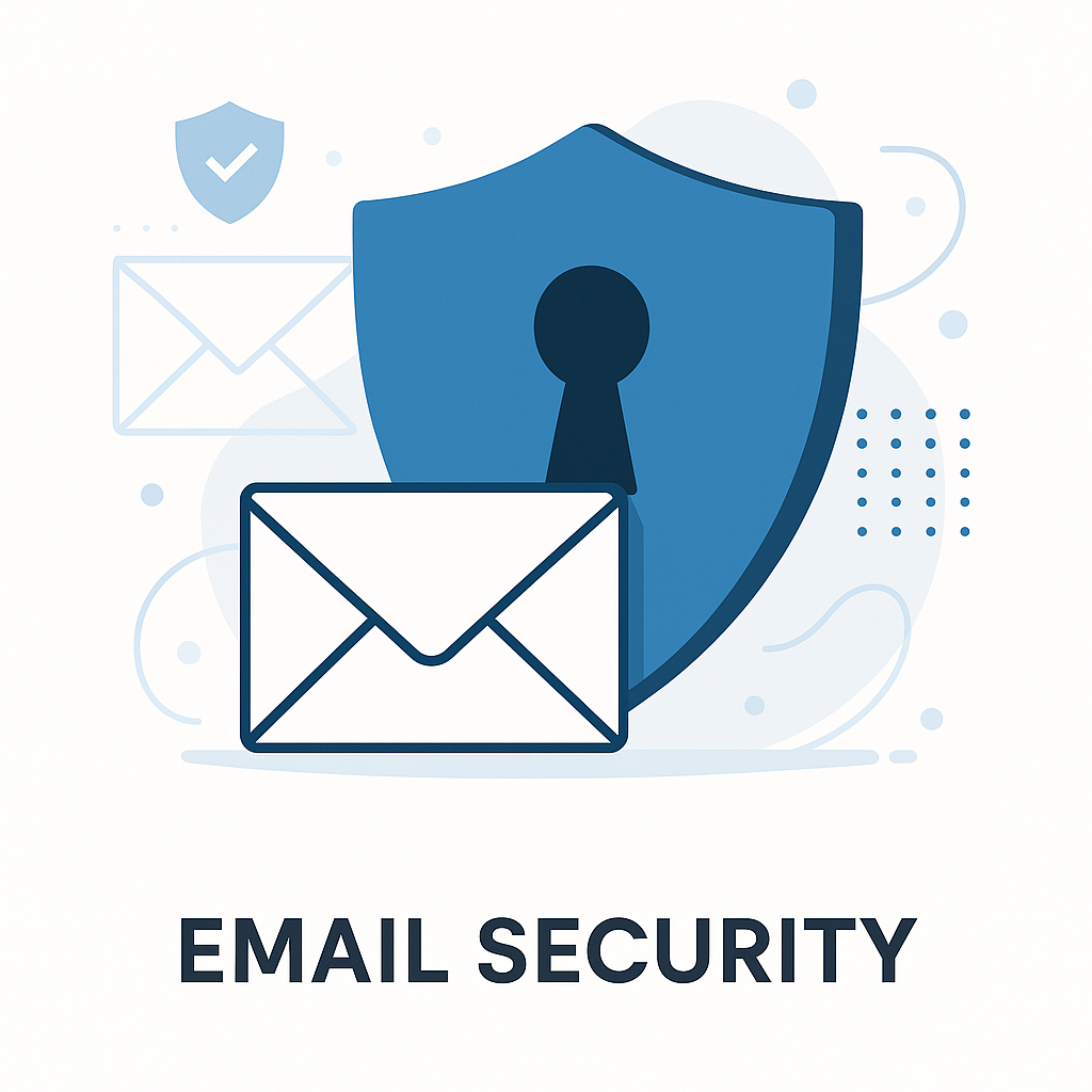 Modern digital interface illustrating the advanced AI protection provided by leading email security companies.