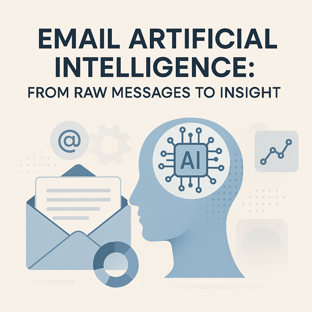Email Artificial Intelligence: From Raw Messages to Insight