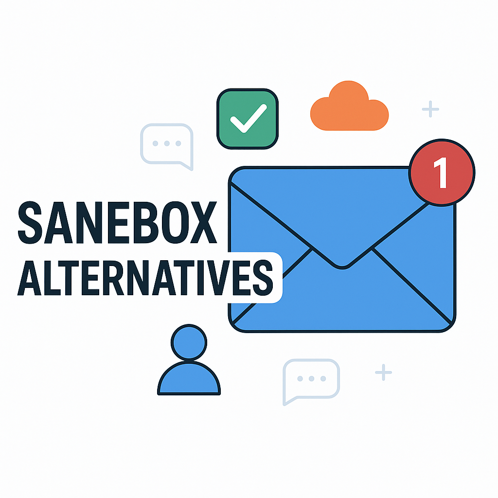 Visualizing smart email organization: Discover the best SaneBox alternatives for productivity.