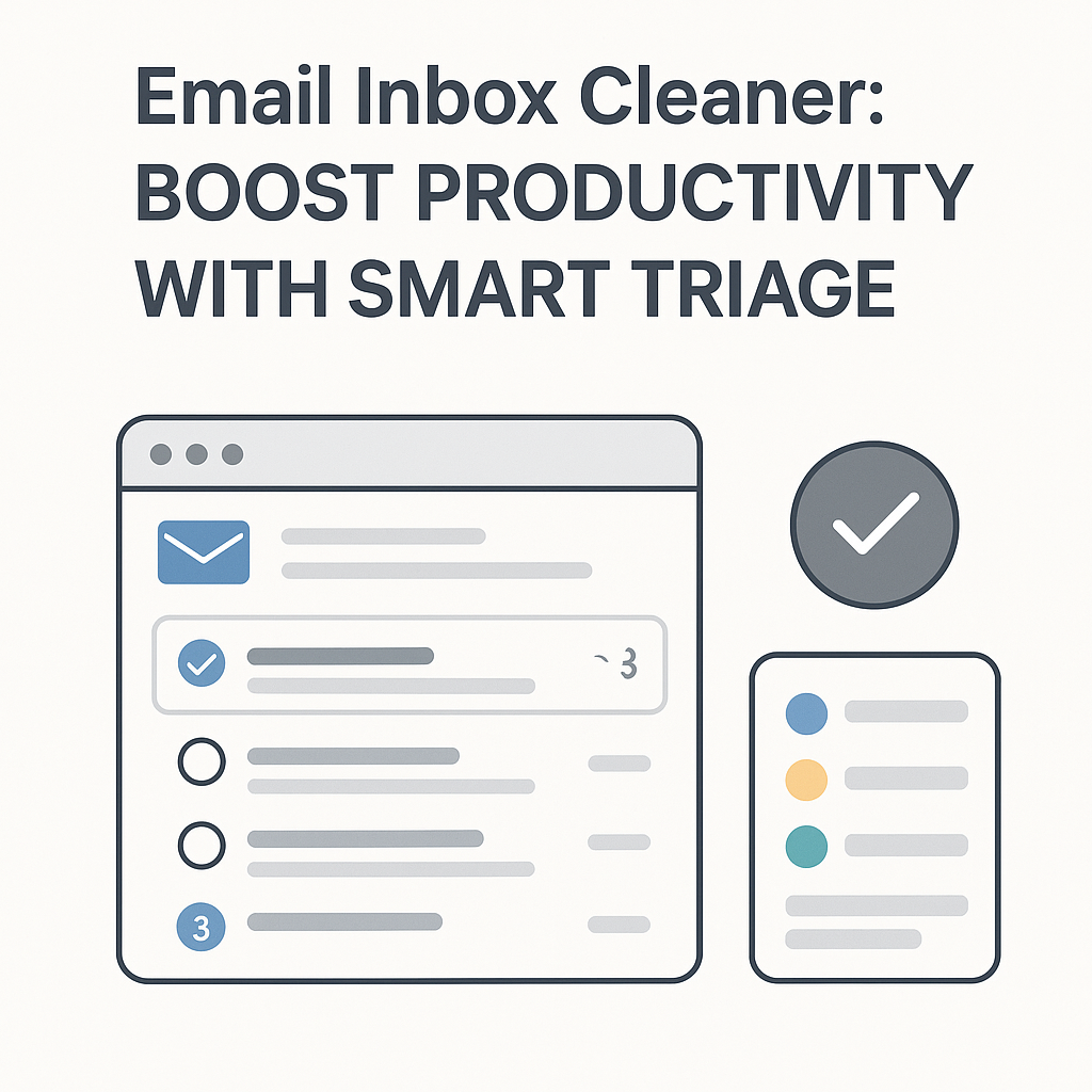 Email Inbox Cleaner: Boost Productivity with Smart Triage