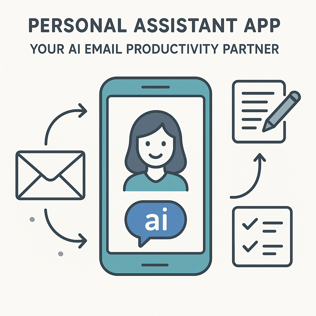 Personal assistant app: AI email management and smart inbox productivity.