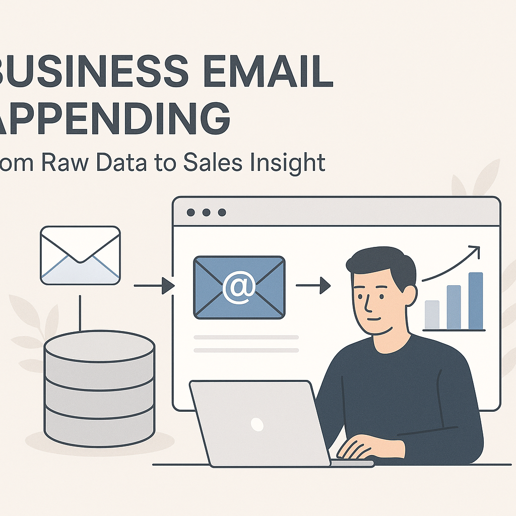 Business Email Appending: From Raw Data to Sales Insight