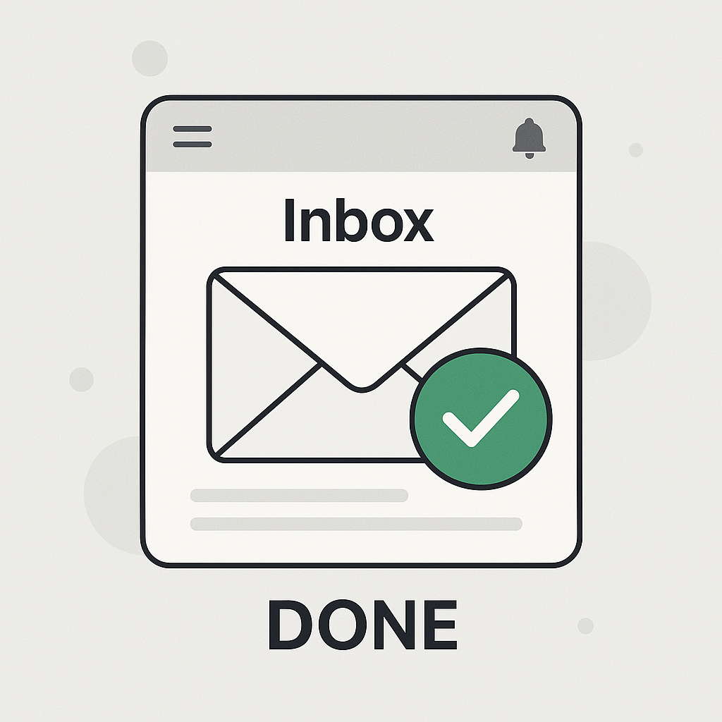 Get your inbox done with modern, clean email productivity and digital organization tips.
