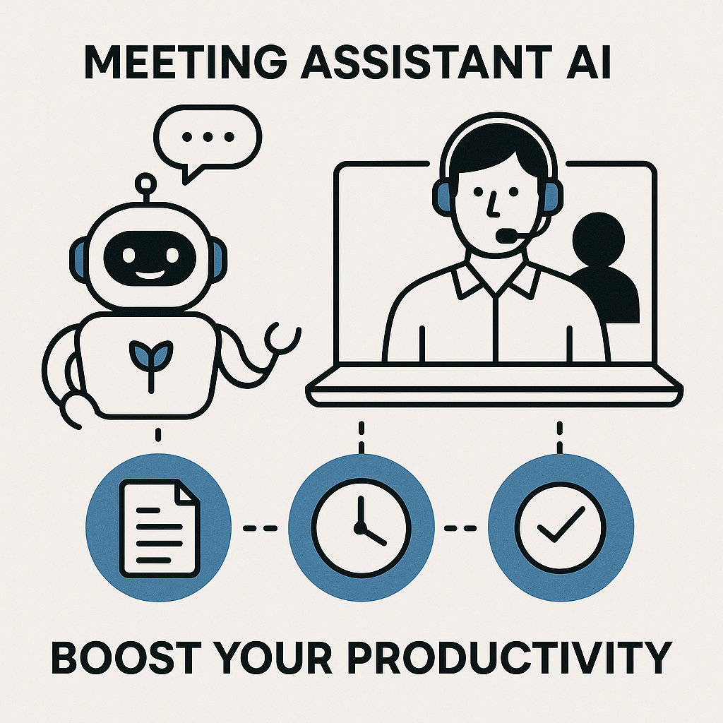 Meeting assistant AI automates tasks to boost productivity and optimize workflows.
