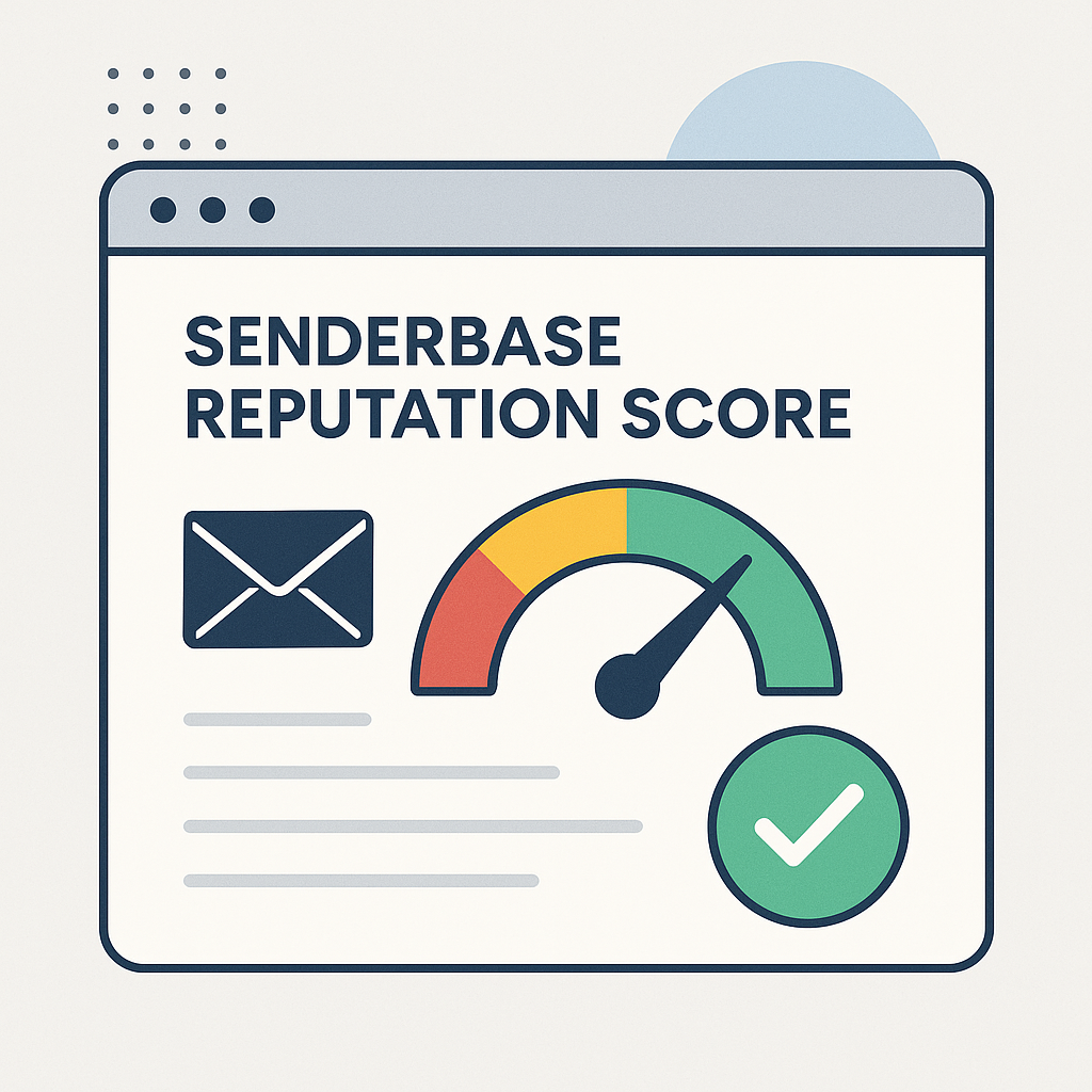Visualizing your senderbase reputation score for optimal email deliverability and inbox placement.