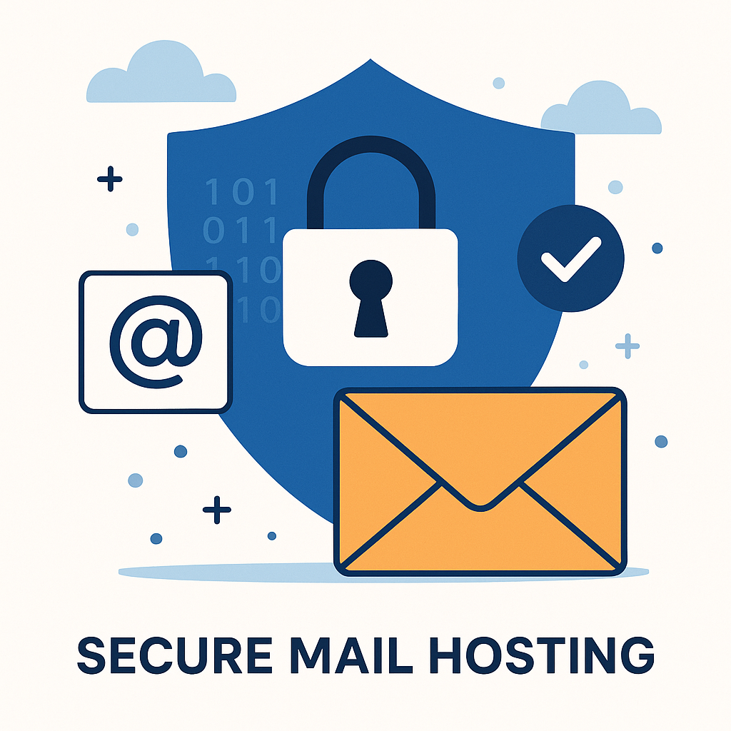 Secure mail hosting for enhanced AI email productivity and data protection.