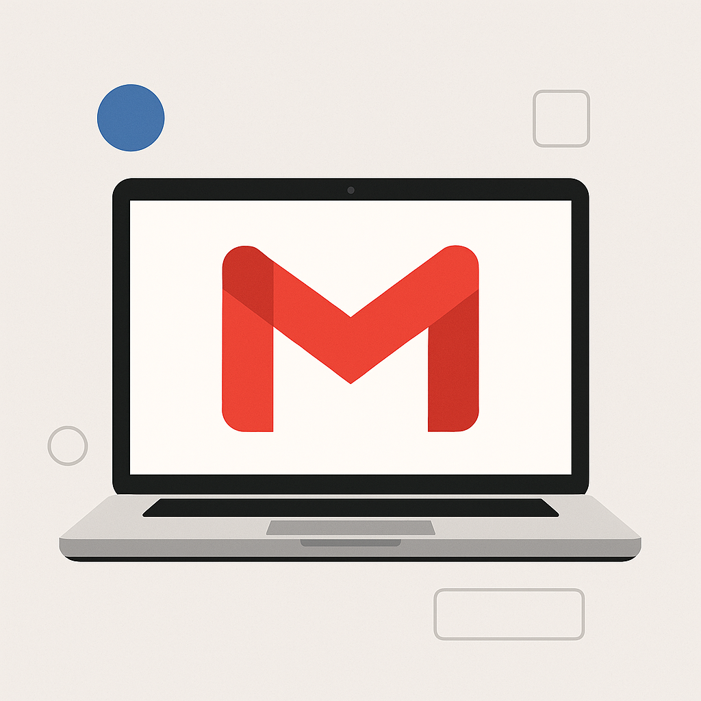 Modern company email Google interface showcasing AI-driven productivity and organization.