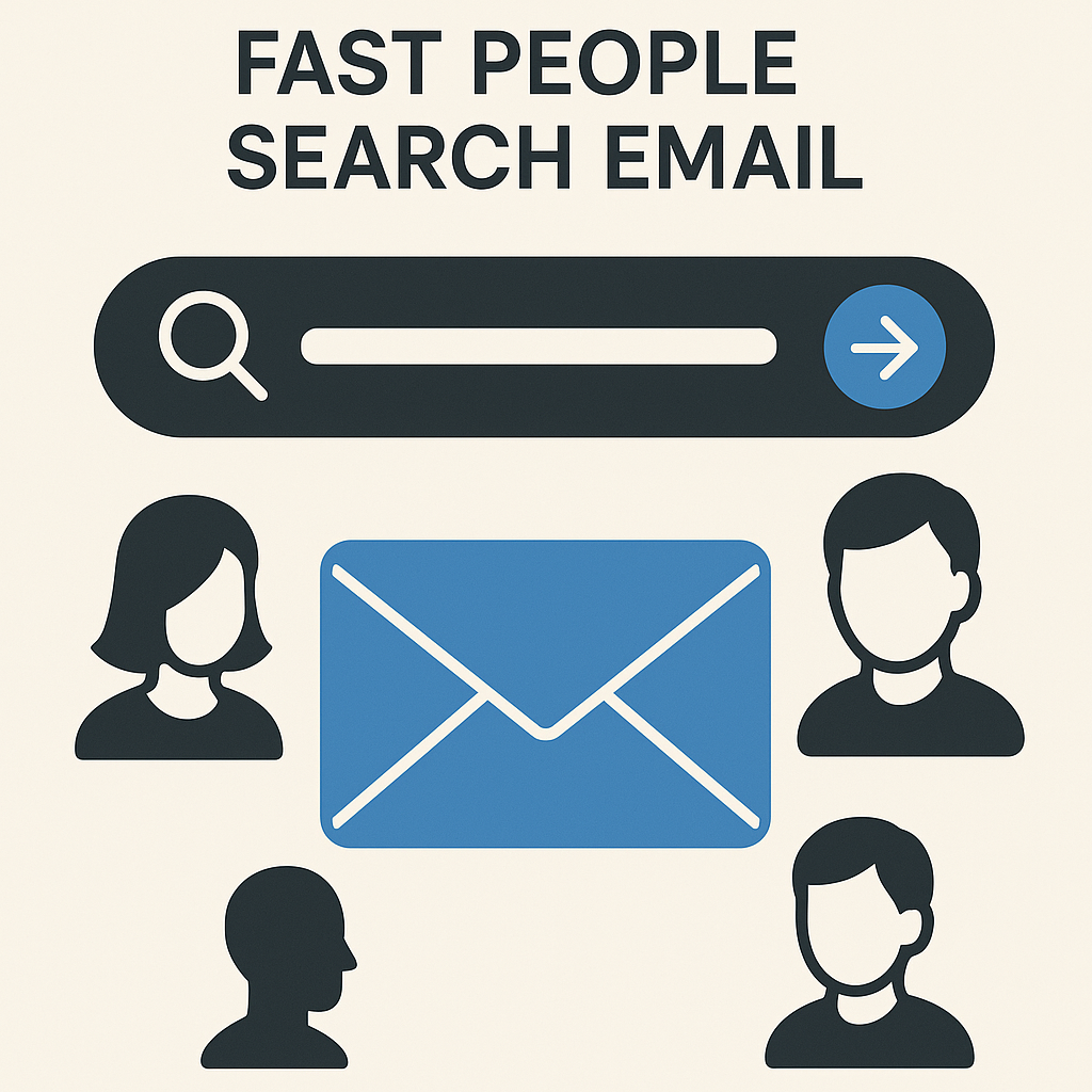 fast people search email - illustration image
