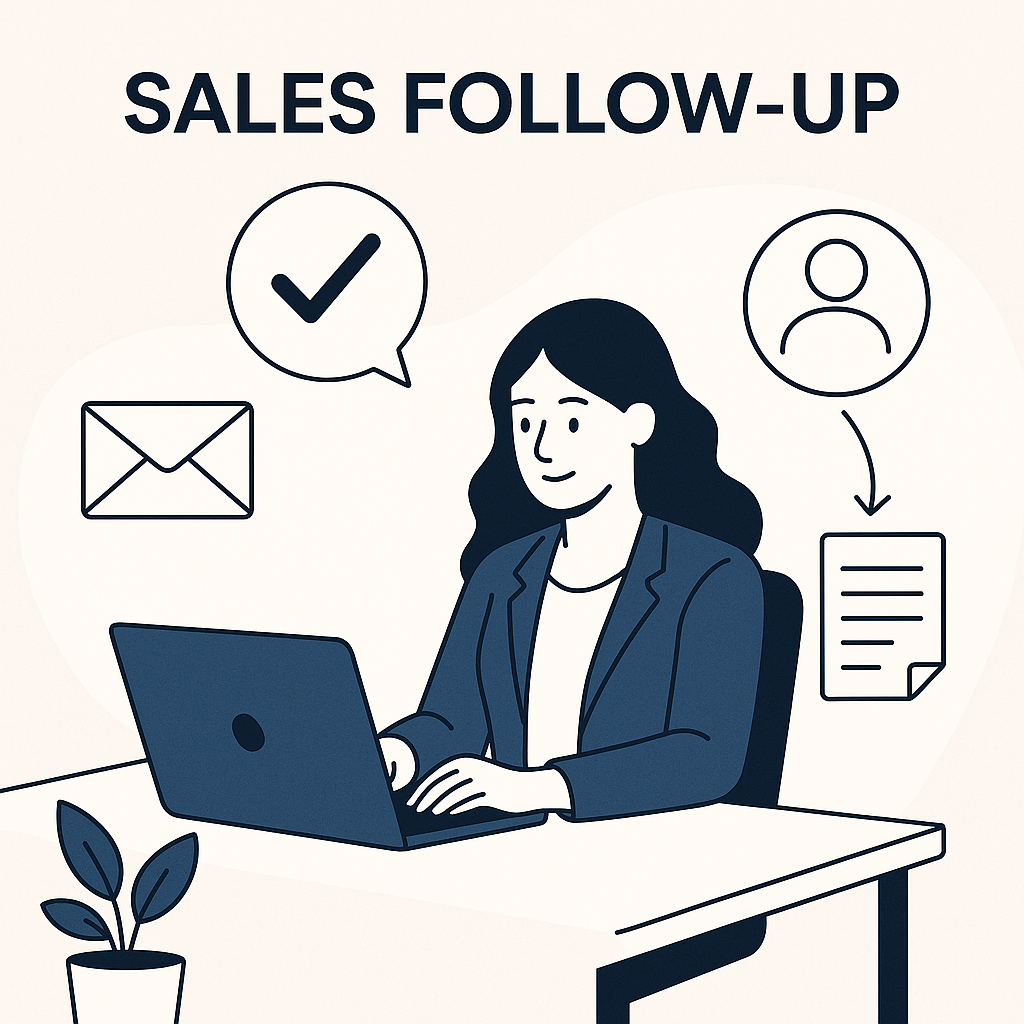 Driving revenue with smart sales follow-up: a modern illustration of email outreach.