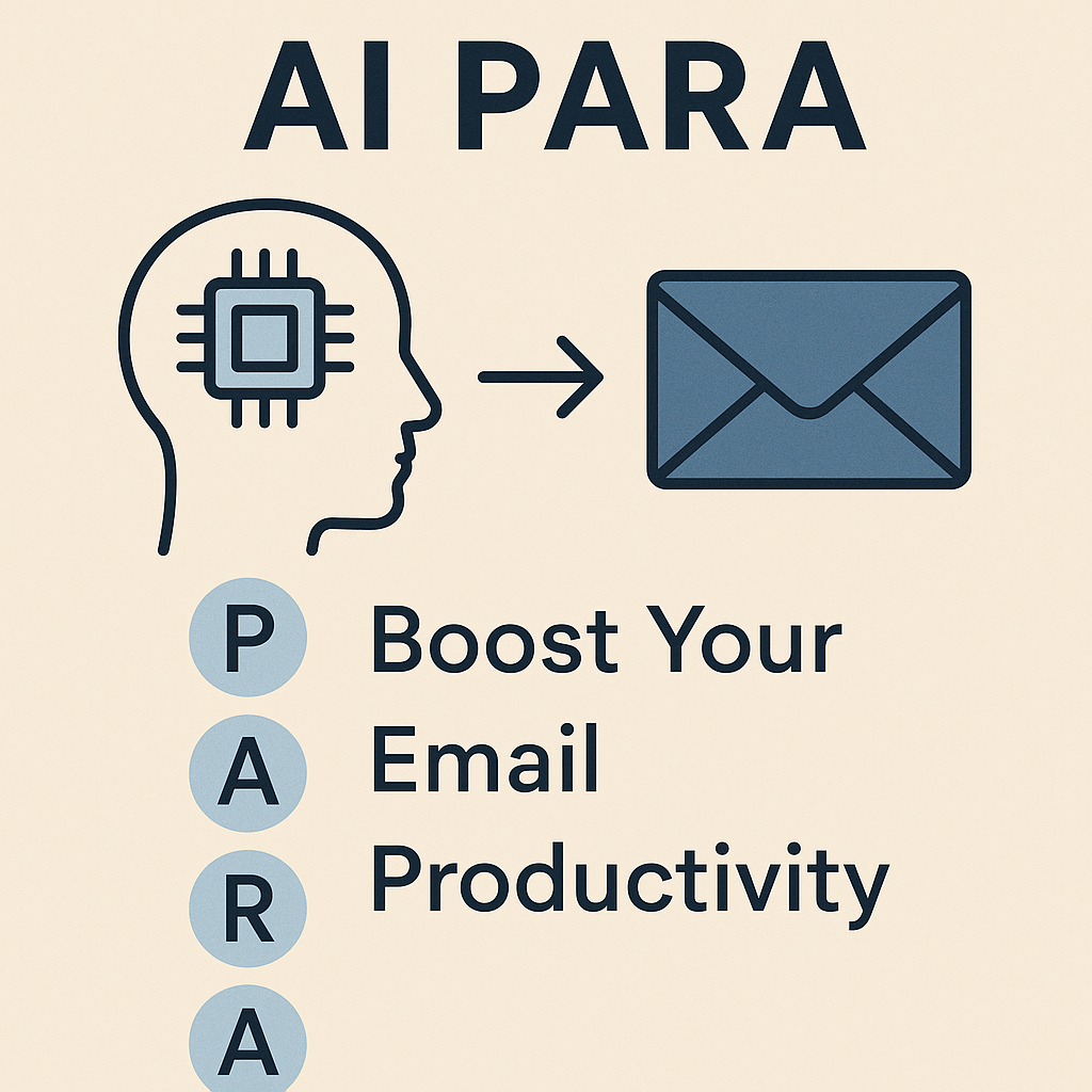 AI para illustration: Smart inbox management for boosted email productivity.