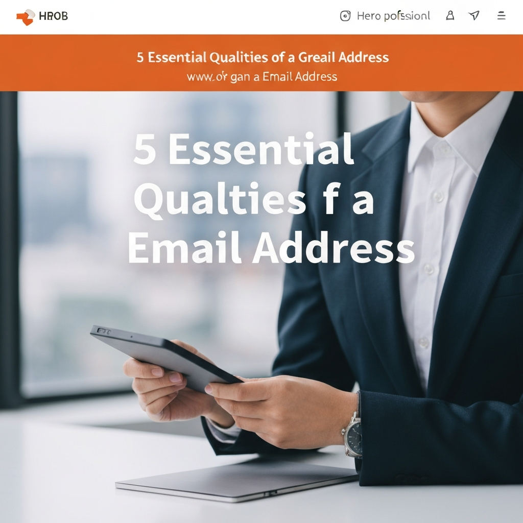 5 Essential Qualities of a Great Email Address