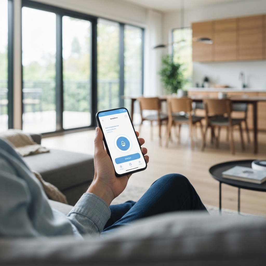 Modern AI app interface for smart inbox management, boosting email productivity and organization.