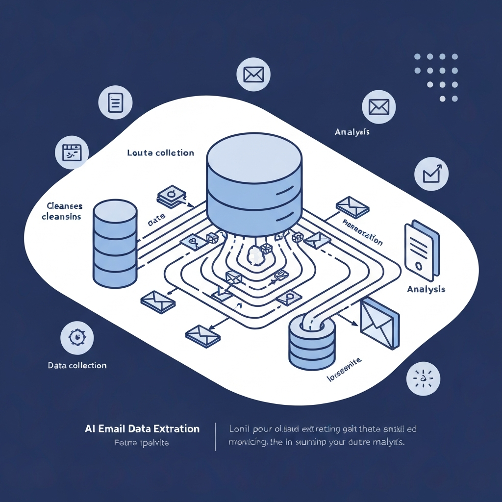 Visualizing the power of ai email data extraction for business insights and analysis.