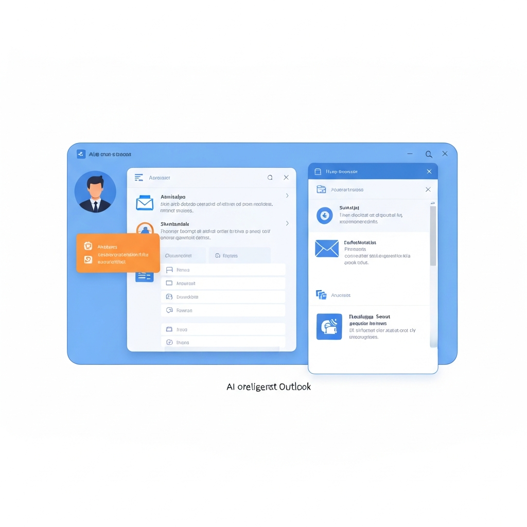 Visualizing AI for Outlook: smart inbox management and enhanced email productivity.