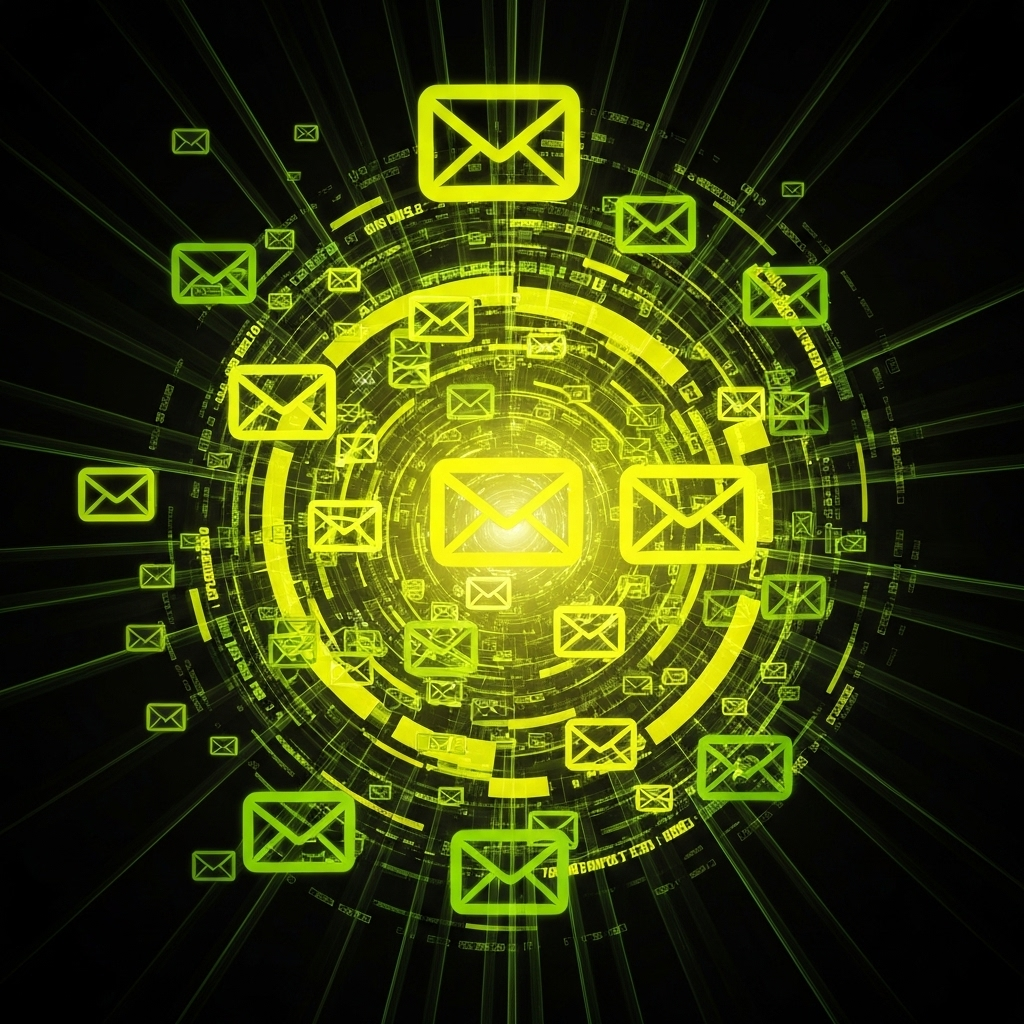 Modern dashboard showcasing leading business email platforms for enhanced productivity.