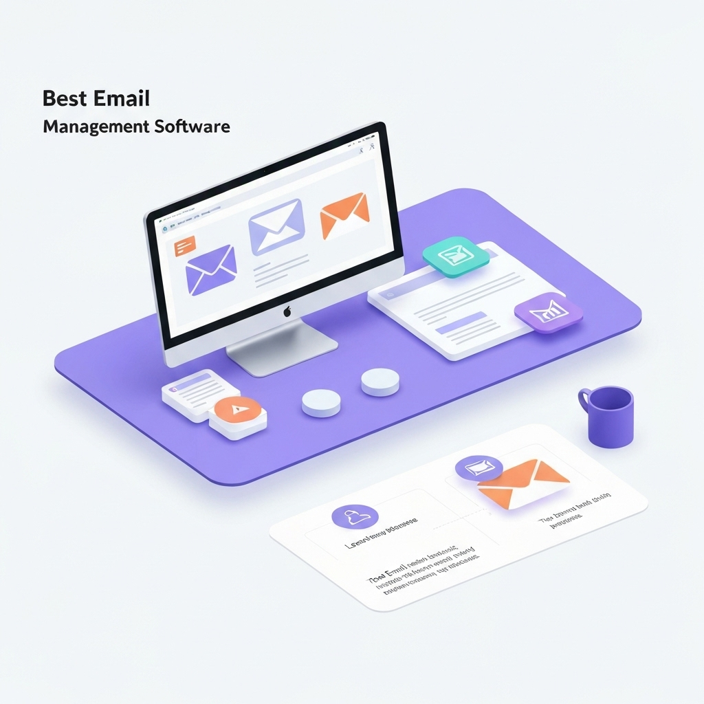 Visualizing efficient workflows with the best email management software for business productivity.