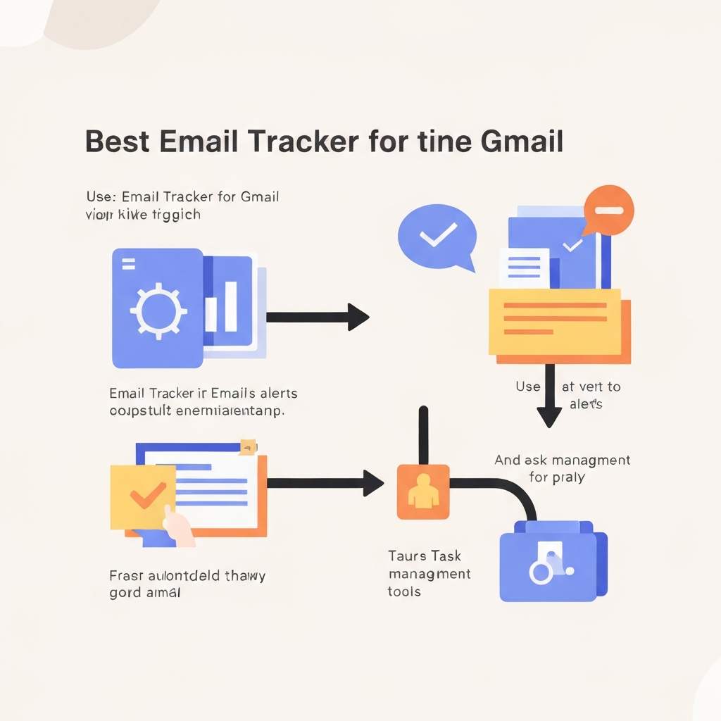 Discover the best email tracker for Gmail: an illustration showing real-time email open and click tracking.