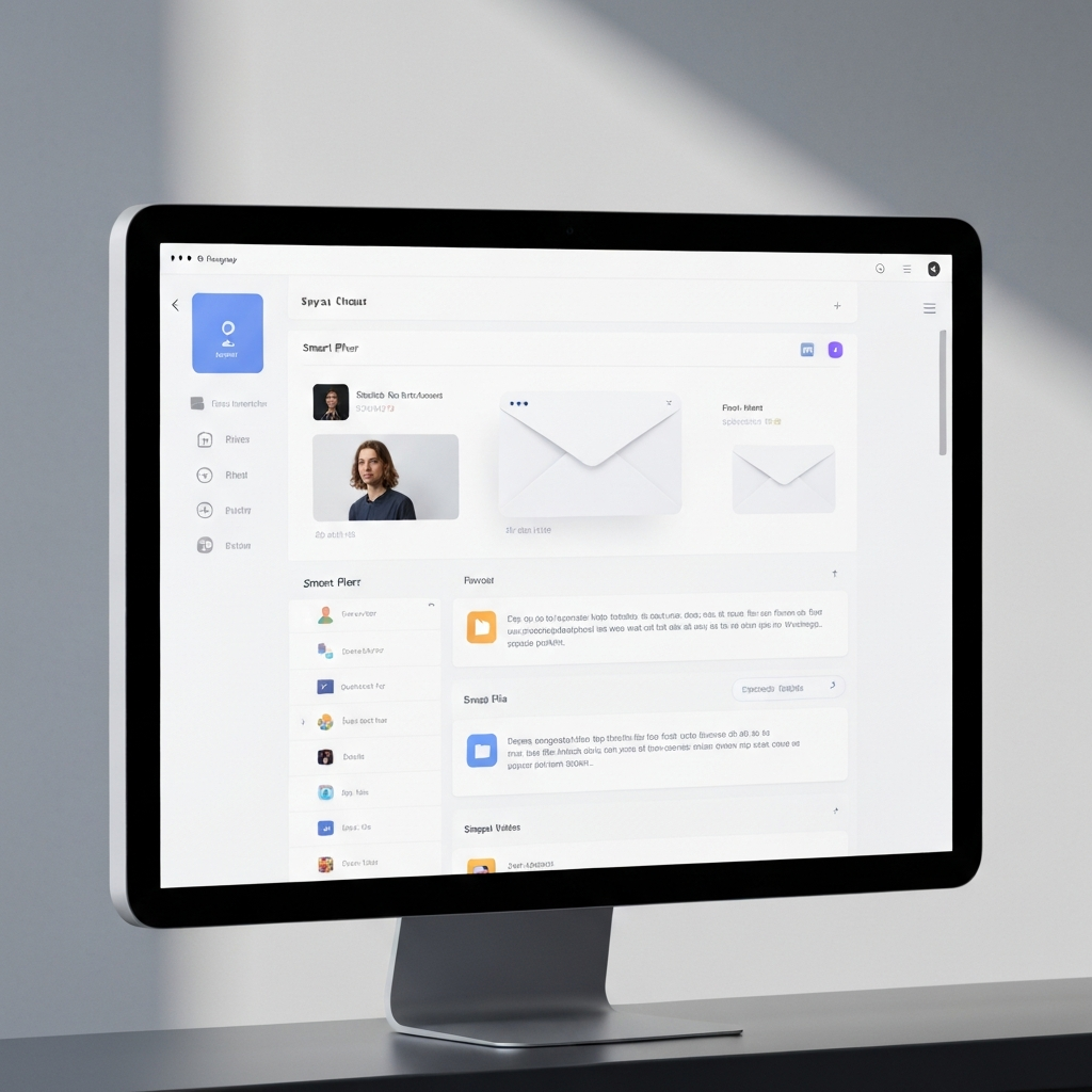 Modern professional mail client interface for efficient business email management.