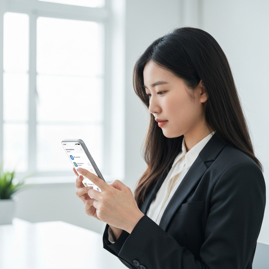 Modern interface of the best personal assistant app for organized email management.