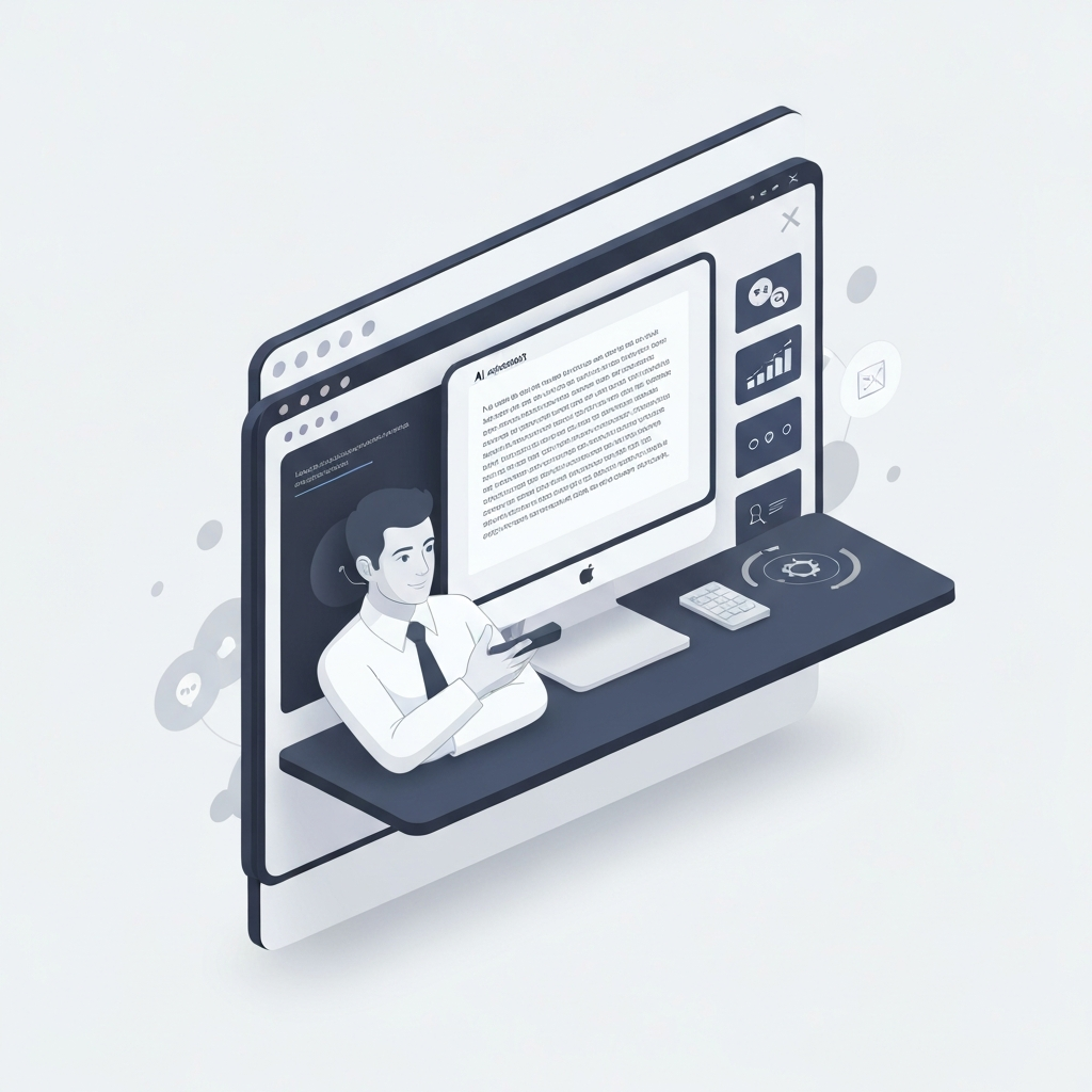 Modern interface to build an AI assistant for smarter email management and productivity.