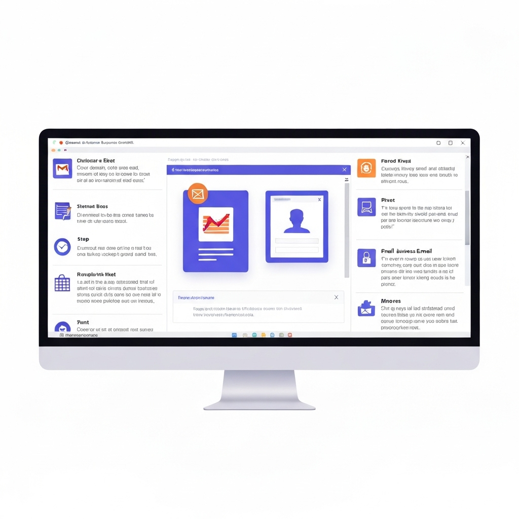 Visual guide to create a gmail business email address using your custom domain for professional use.