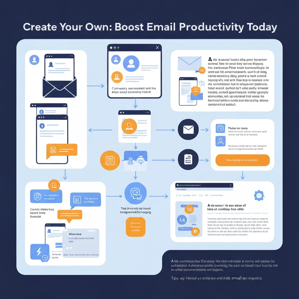 Create your own AI for email: Illustration of building a personal AI assistant and automation tools.