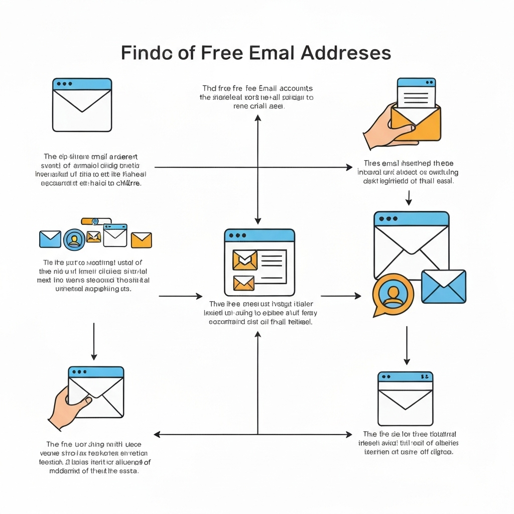 Illustration: How a free email address finder tool helps you find contacts online.