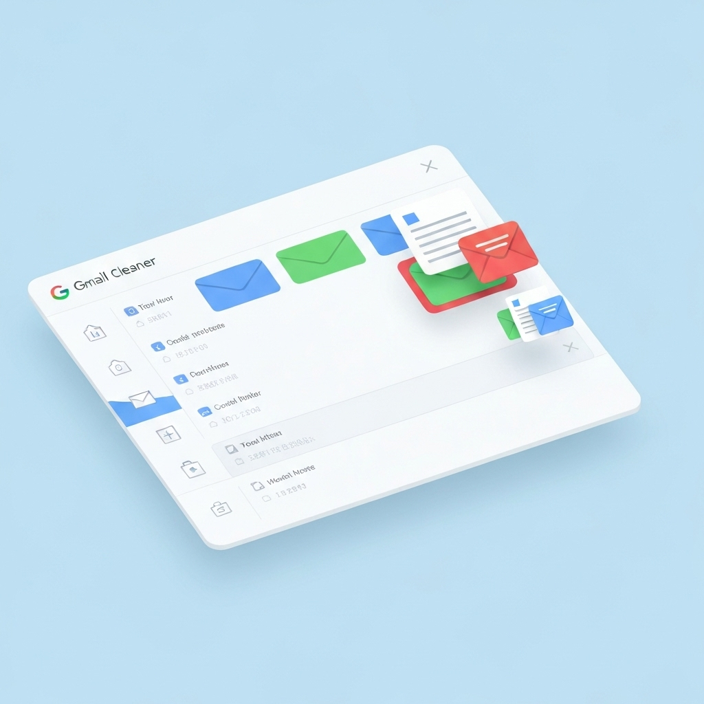 Smart Gmail cleaner AI organizing emails for effortless inbox zero automation.