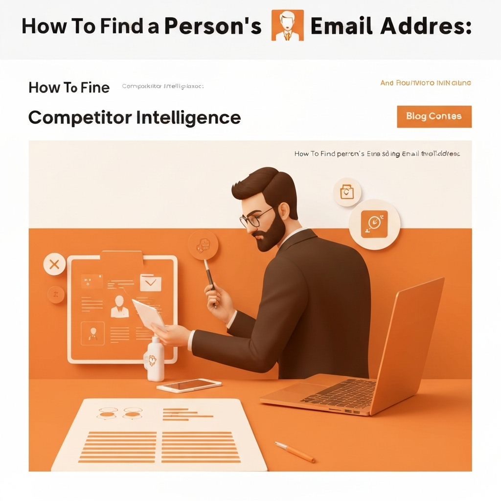 How to Find a Person's Email Address: Competitor Intelligence