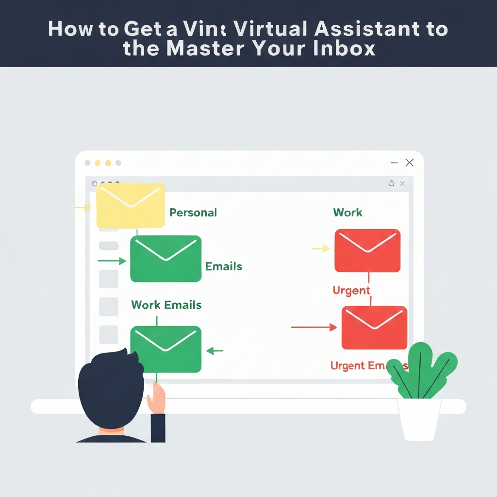 Illustration: Get a virtual assistant for email management to master your inbox.