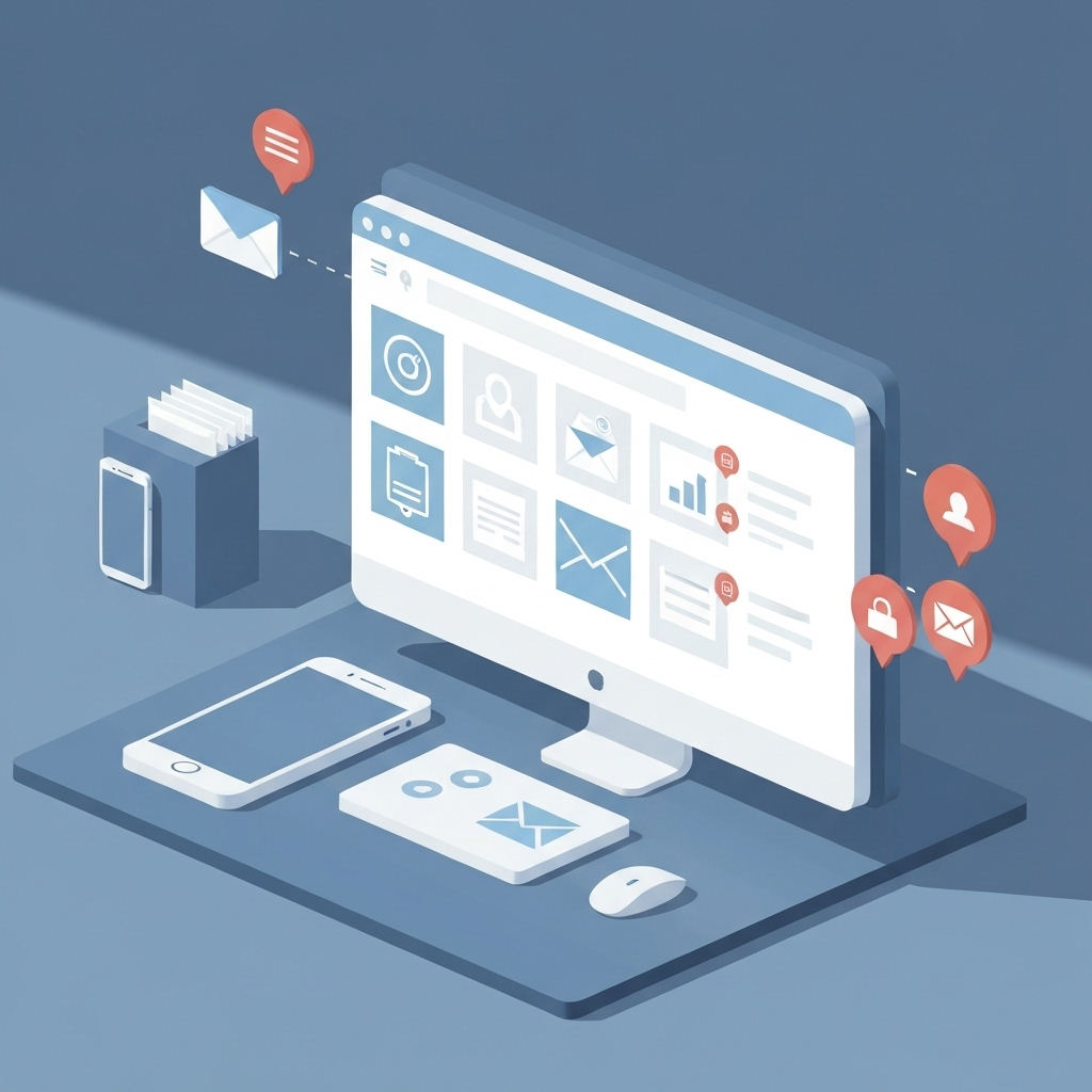 Modern, clean interface of an inbox manager designed for enhanced email productivity and organization.