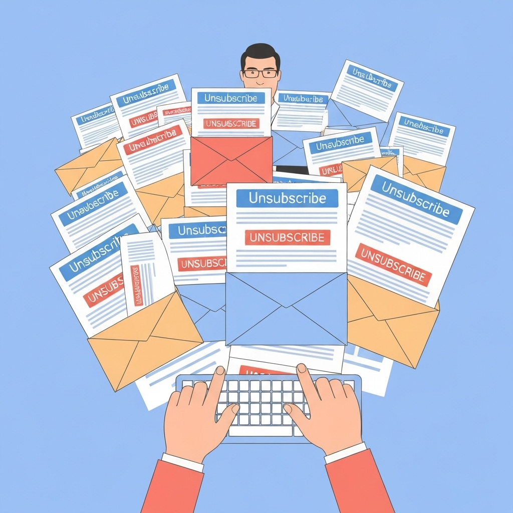 Tips for mass email unsubscribe to reduce inbox overload and manage subscriptions.