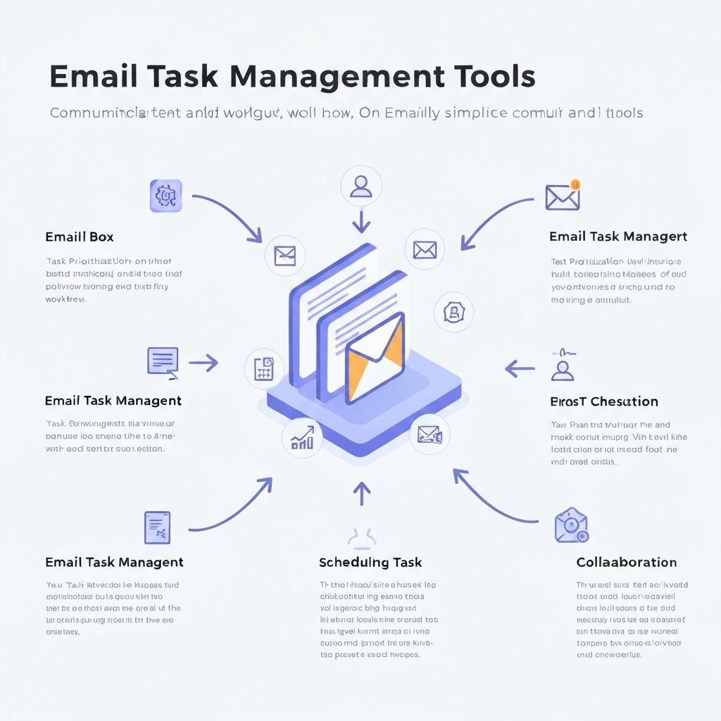 Modern interface of an email task manager for efficient inbox organization and productivity.
