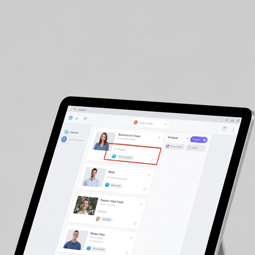 Modern online email client interface showcasing AI-powered features for efficient email management.