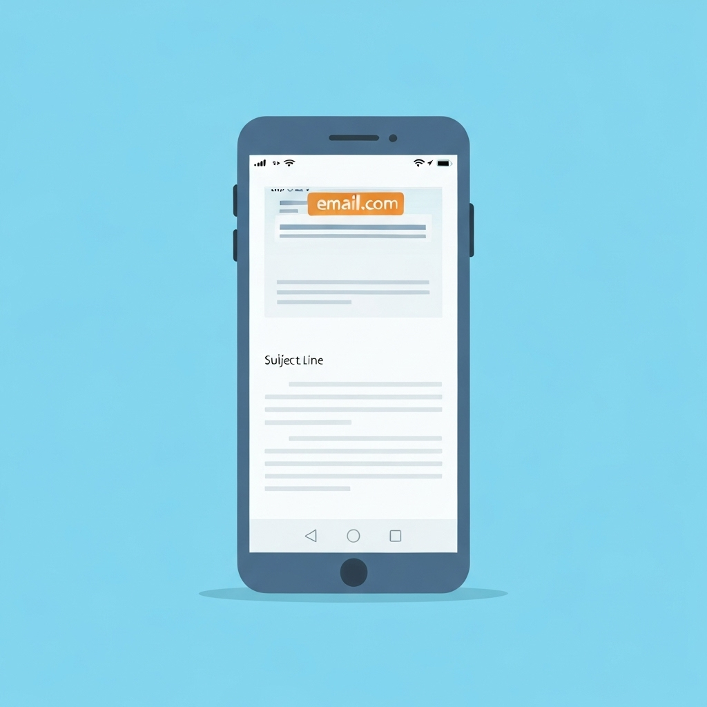 A professional email address on a modern screen enhances business credibility and branding.