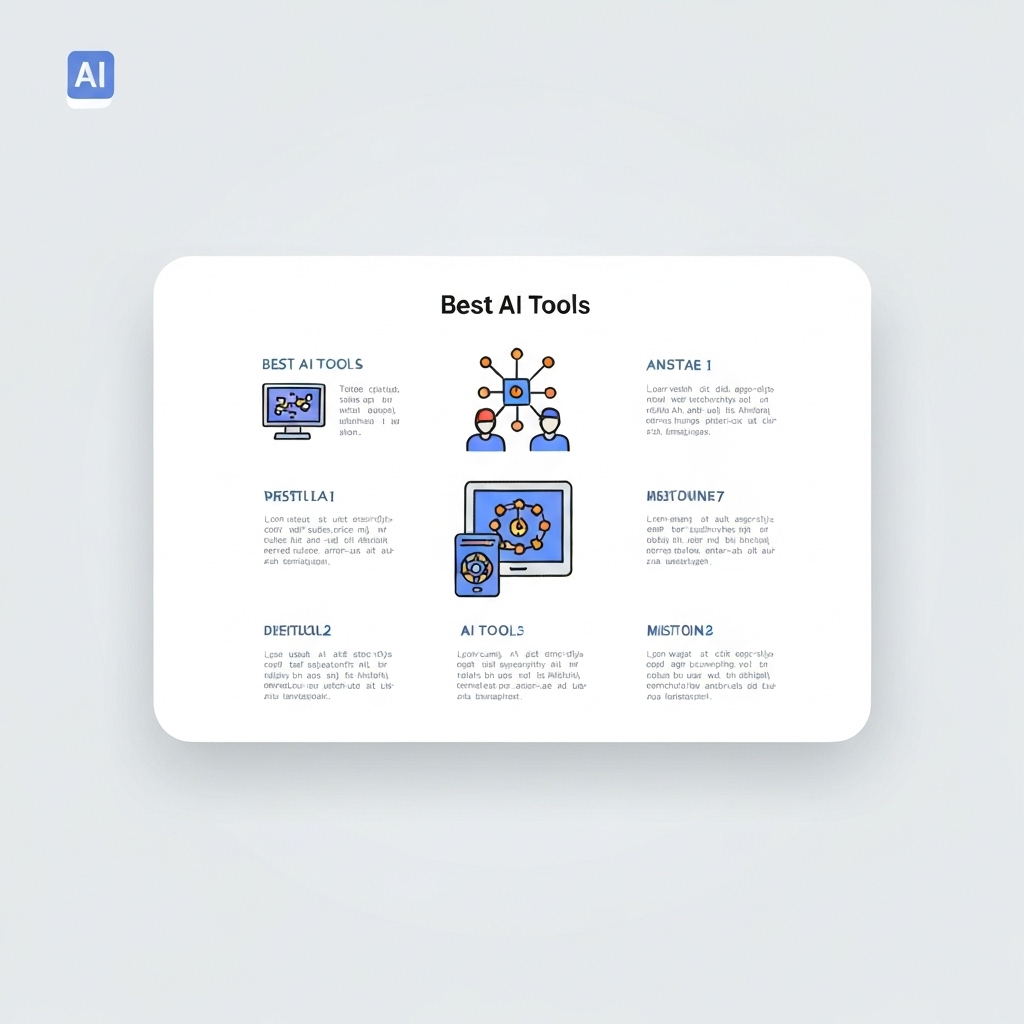 Discover the best AI tools for boosting email productivity with this modern, professional graphic.