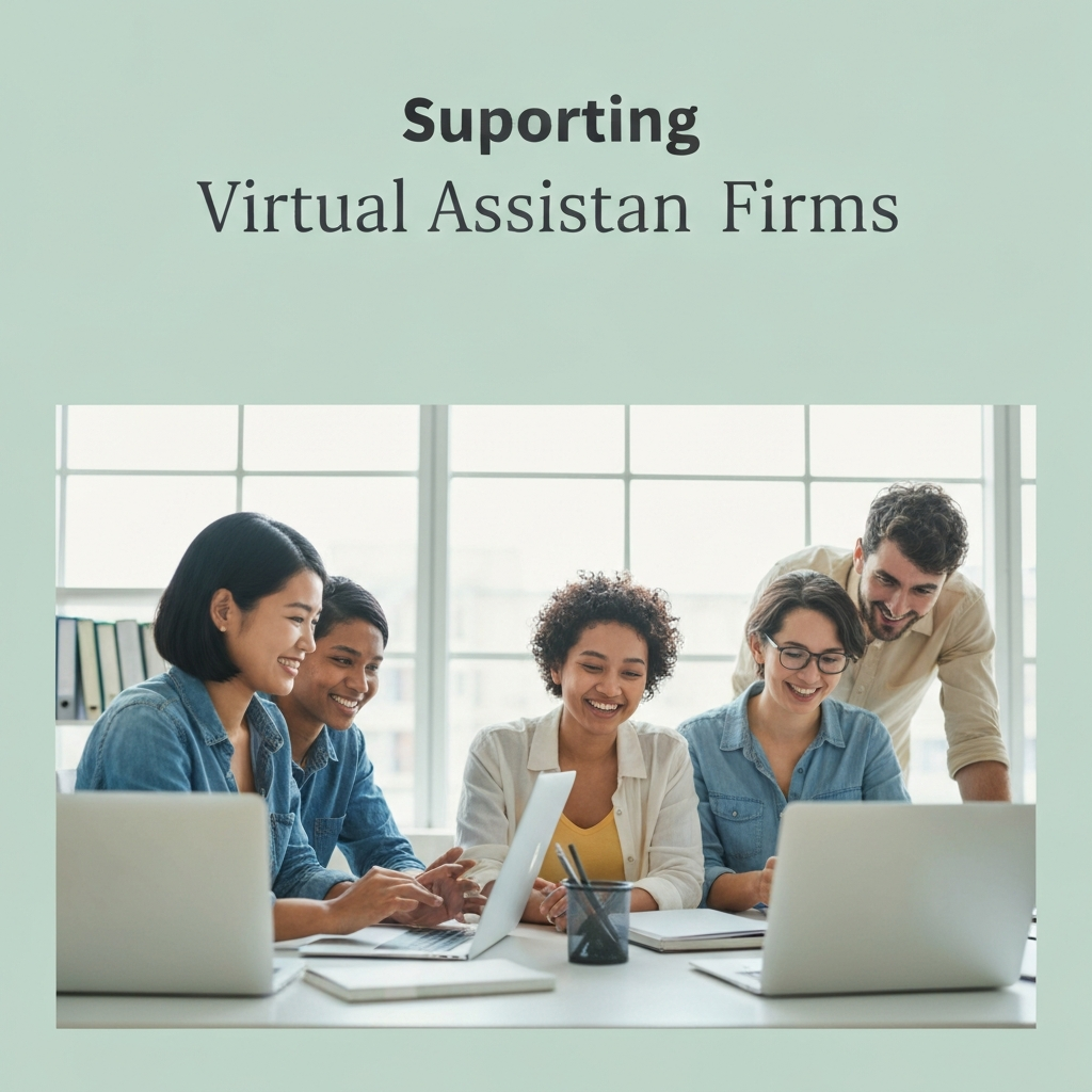 Virtual assistant firms driving business growth through enhanced productivity and efficient operations.
